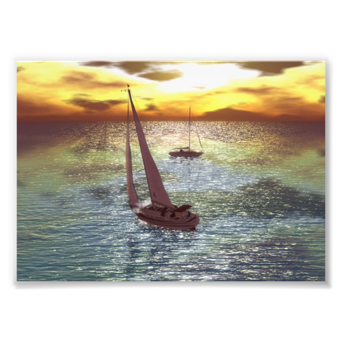 Sailing Art Photo   Into Forever