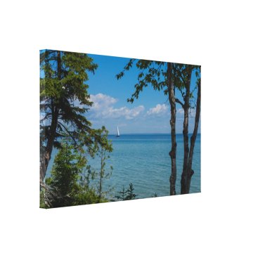 Sailing At Mackinac Canvas Print Sailing At Mackinac Canvas Print