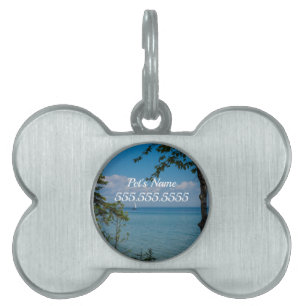 Sailing At Mackinac Pet ID Tag