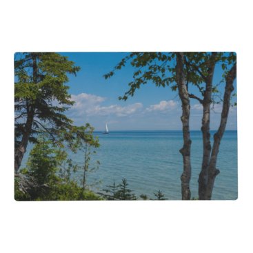 Sailing At Mackinac Placemat Sailing At Mackinac Placemat