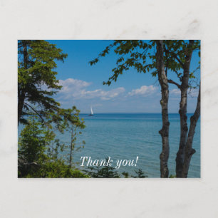 Sailing At Mackinac Postcard