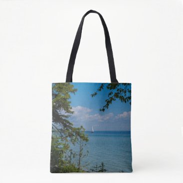 Sailing At Mackinac Tote Bag Sailing At Mackinac Tote Bag