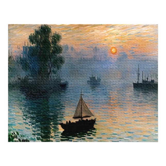 Sailing at Sunrise Photo Print (Front)