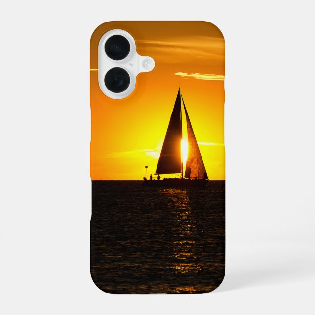 Sailing at Sunset Iphone Case (Back)