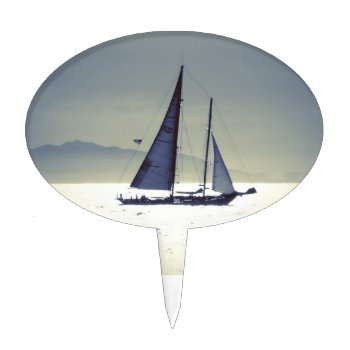 Sailing Away Cake Topper by LEAH_MCPHAIL at Zazzle