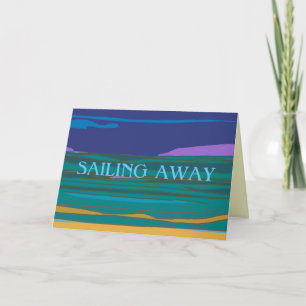 Sailing Away >Holidays Farewell Card