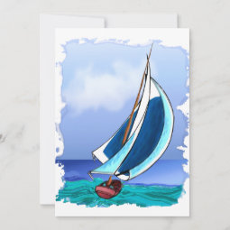 Sailing Away Invitation | Zazzle