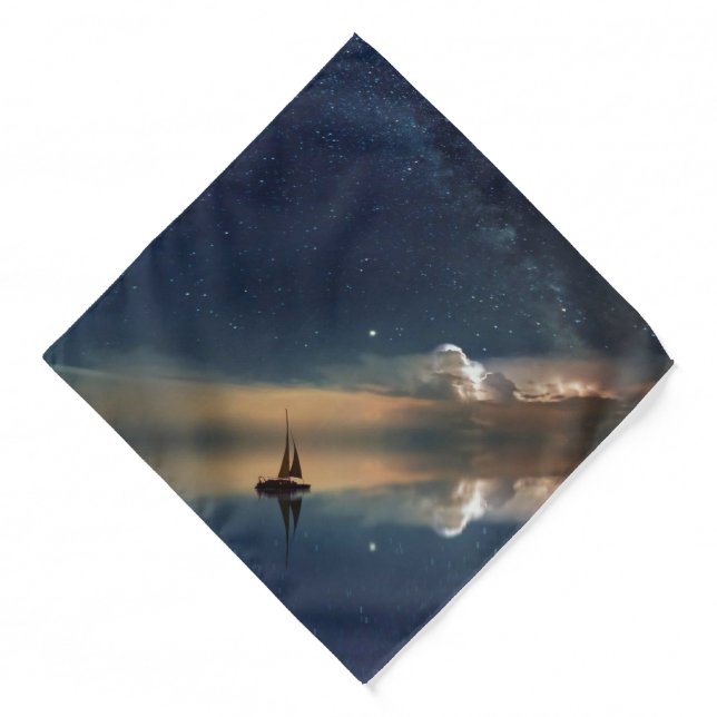 Sailing Away to the Clouds  Bandana (Front)