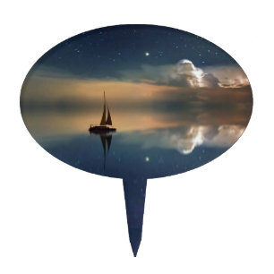 Sailing Away to the Clouds Cake Topper