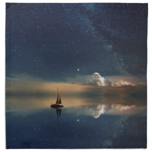 Sailing Away to the Clouds  Cloth Napkin