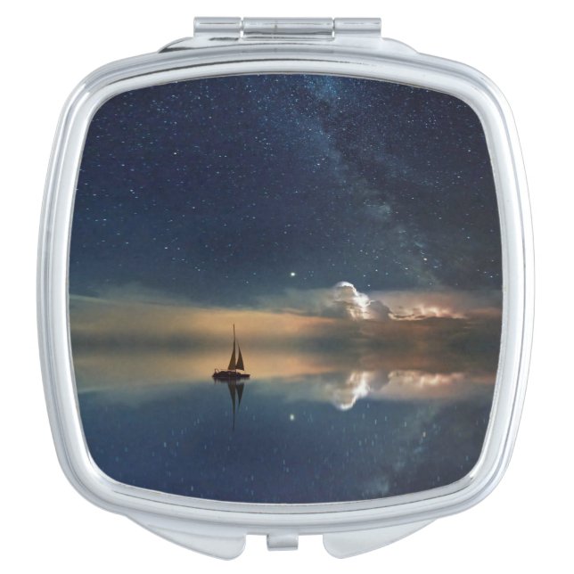 Sailing Away to the Clouds  Compact Mirror (Front)