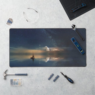 Sailing Away to the Clouds  Desk Mat