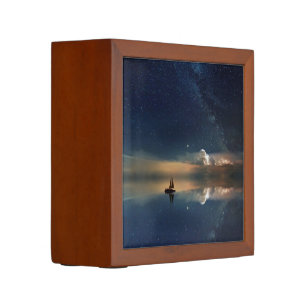 Sailing Away to the Clouds Desk Organizer