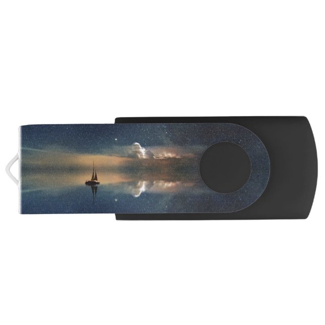 Sailing Away to the Clouds  Flash Drive (Back)