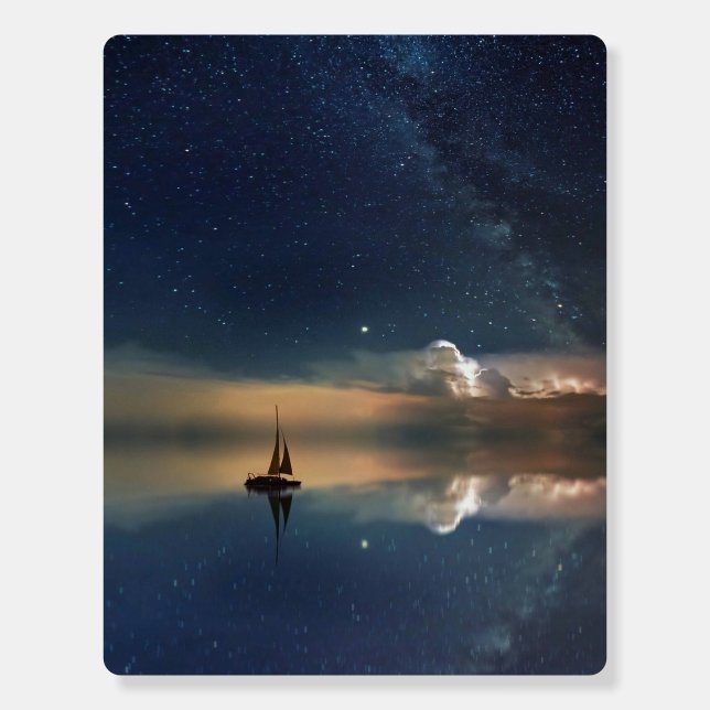 Sailing Away to the Clouds  Foam Board (Back)