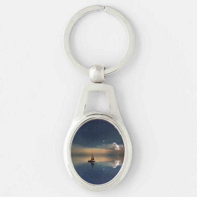 Sailing Away to the Clouds  Keychain (Front)