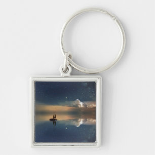Sailing Away to the Clouds Keychain