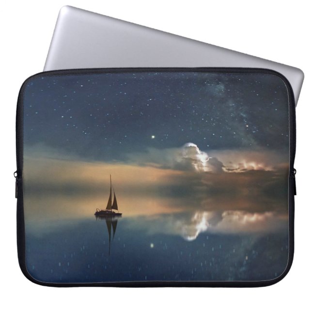 Sailing Away to the Clouds  Laptop Sleeve (Front)