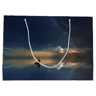 Sailing Away to the Clouds  Large Gift Bag