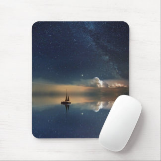 Sailing Away to the Clouds Mouse Pad
