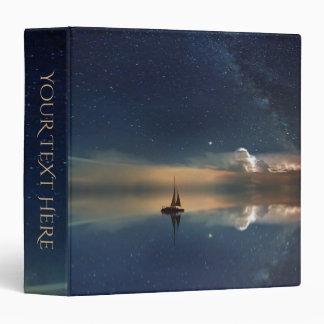 Sailing Away to the Clouds Personal 3 Ring Binder