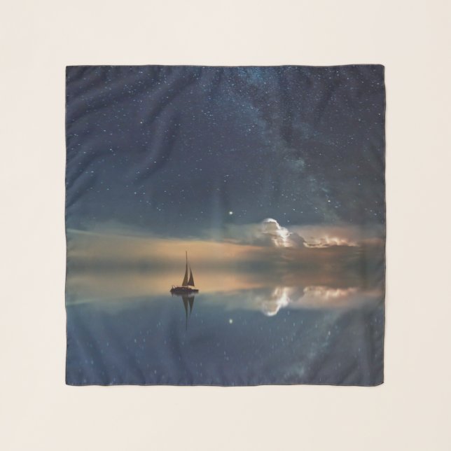 Sailing Away to the Clouds  Scarf (Front)