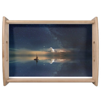 Sailing Away to the Clouds Serving Tray