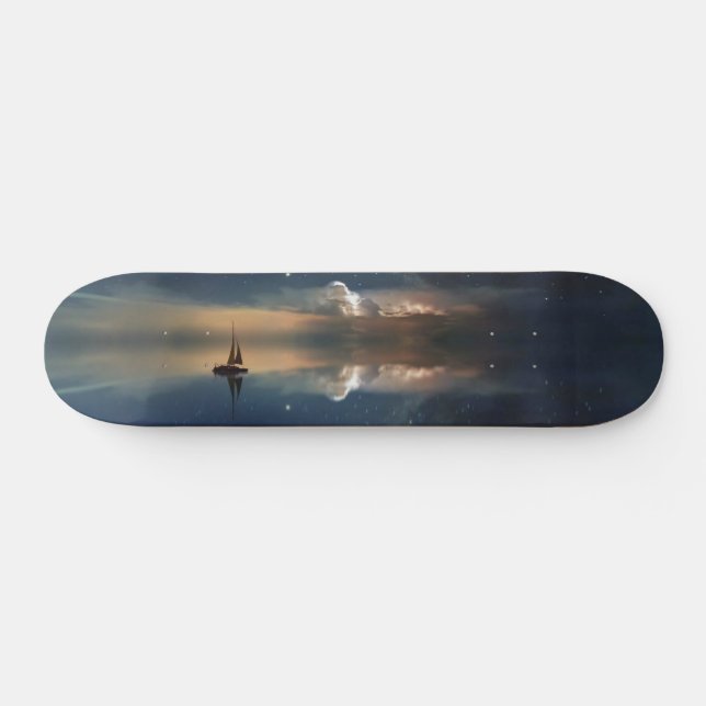 Sailing Away to the Clouds  Skateboard (Horz)