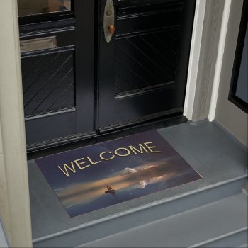 Sailing Away to the Clouds Welcome Doormat