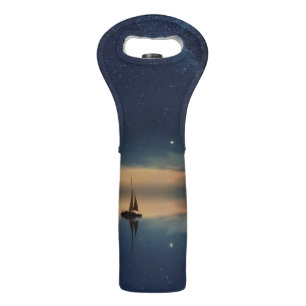 Sailing Away to the Clouds  Wine Bag