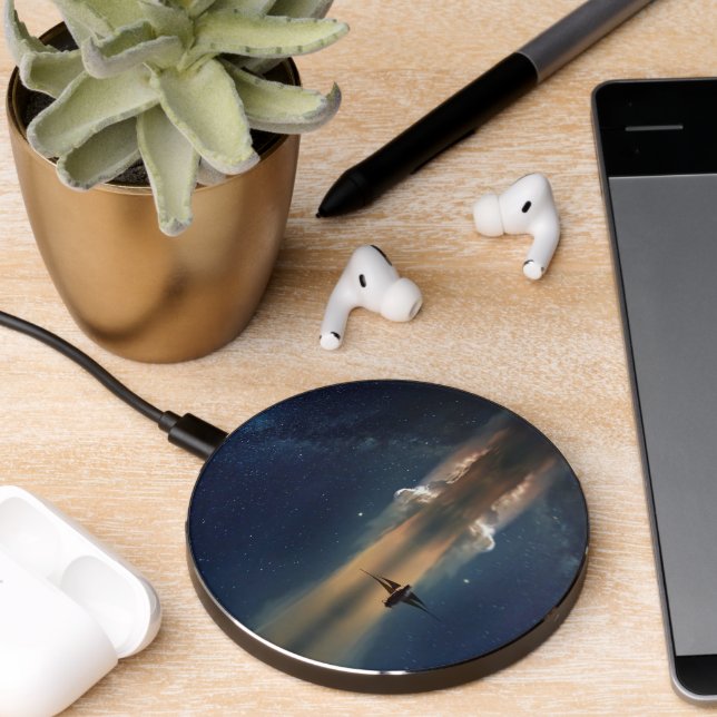 Sailing Away to the Clouds  Wireless Charger (Desk 2)