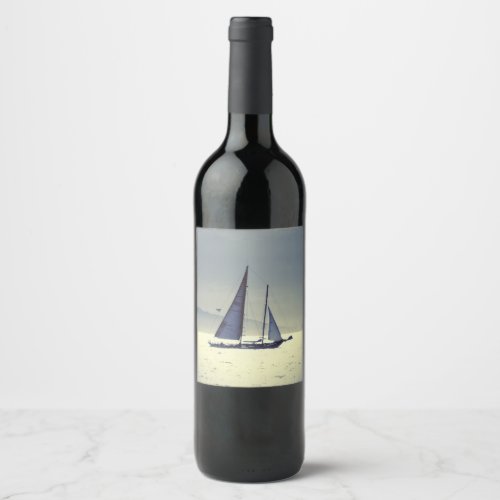 Sailing Away Wine Label