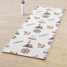 Sailing Big Pattern Color on White