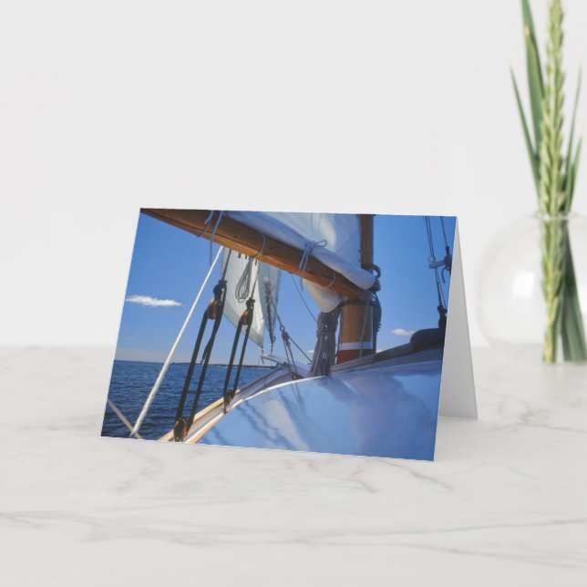 Sailing Blank Note Card (Front)