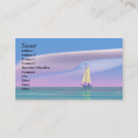 Sailing Blue Business Card at Zazzle