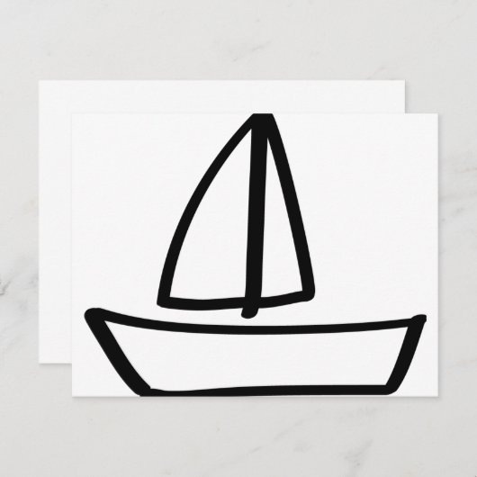 sailing boat (Front/Back)