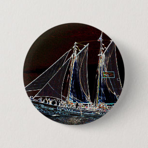 Sailing Boat- Abstract Photograph Button