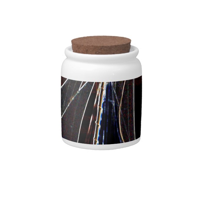 Sailing Boat- Abstract Photograph Candy Jar (Front)