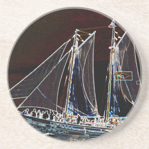 Sailing Boat- Abstract Photograph Drink Coaster
