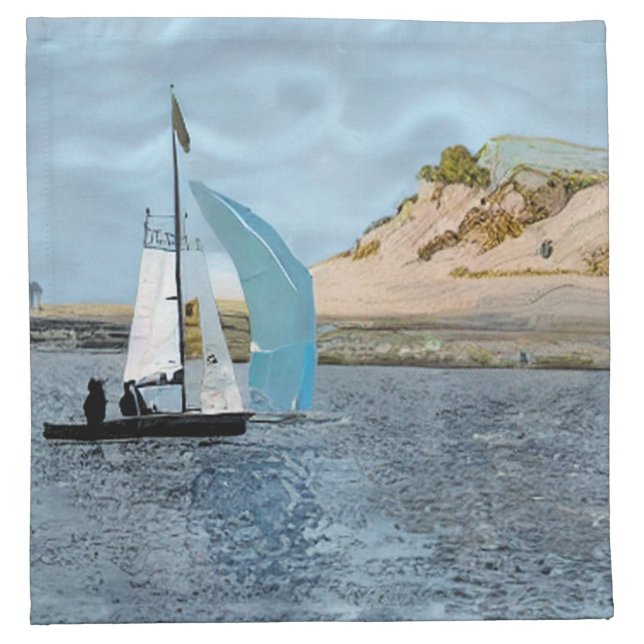 SAILING BOAT CLOTH NAPKIN (Front)