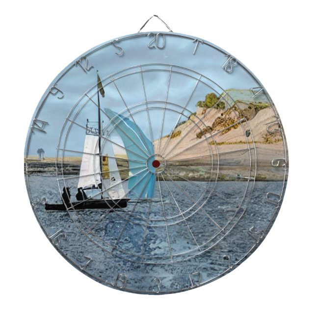 SAILING BOAT DART BOARD (Front)