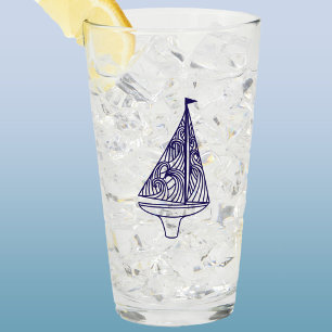 Sailing Boat Glass