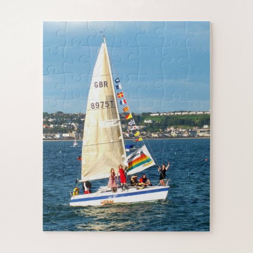 Sailing boat in Jersey Jigsaw Puzzle