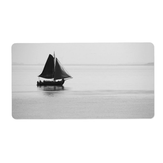 Sailing boat label (Front)