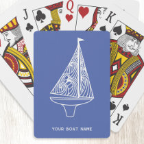 Sailing Boat Name Nautical  Poker Cards