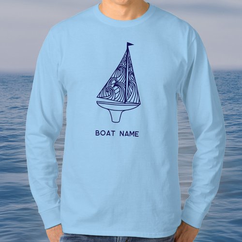 Sailing Boat Name Nautical  T-Shirt