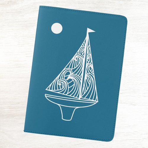 Sailing Boat Nautical Yacht Passport Passport Holder