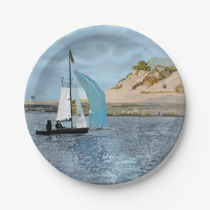 SAILING BOAT PAPER PLATES