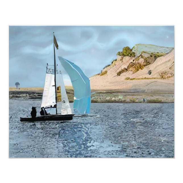 SAILING BOAT PHOTO PRINT (Front)