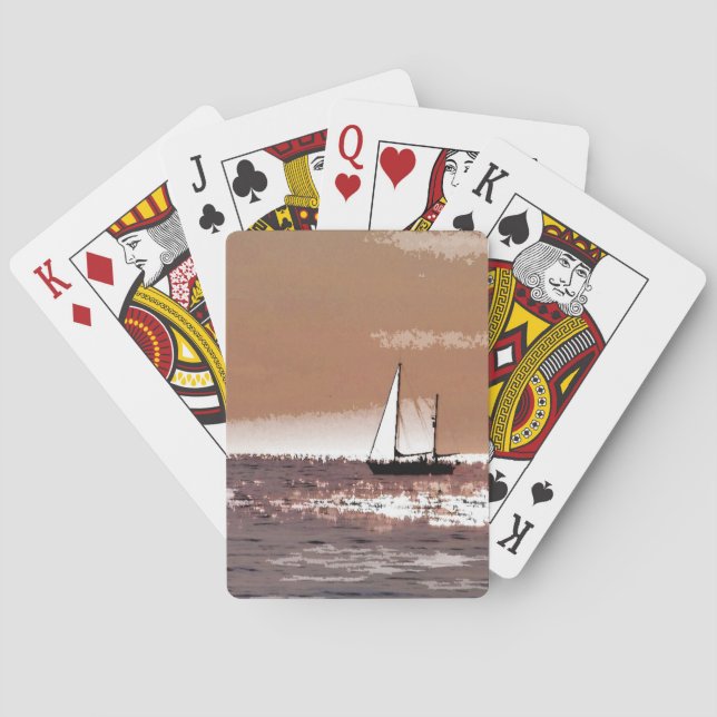 SAILING BOAT PLAYING CARDS (Back)